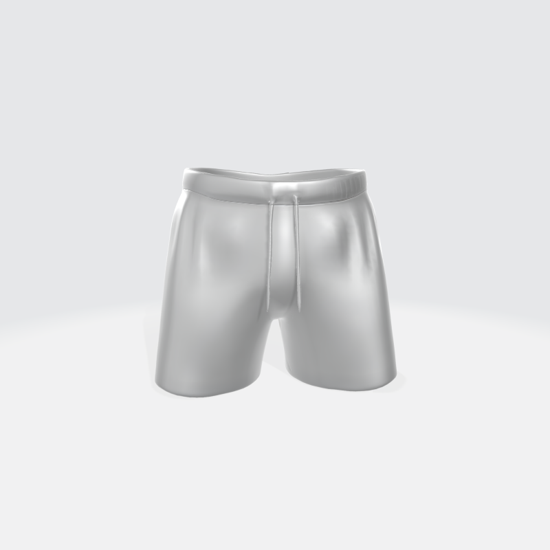 3D Athletic Shorts Model - Sportswear Assets Modelo 3D .c4d .max .obj .3ds .fbx .stl .blend