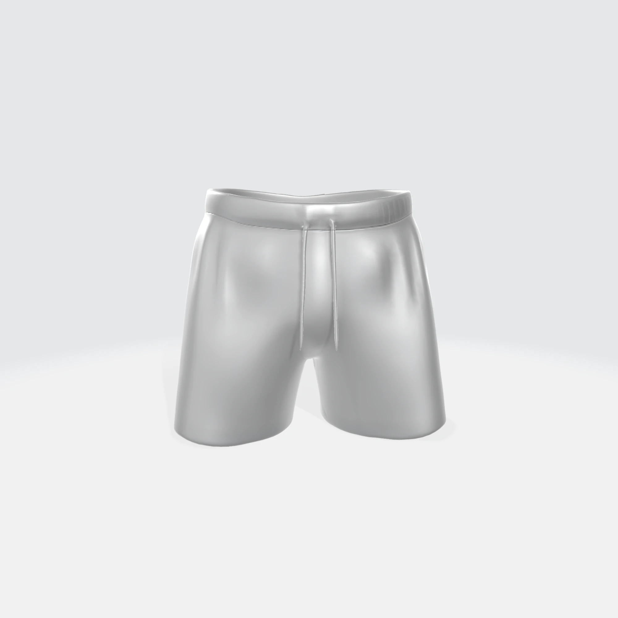 3D Athletic Shorts Model - Sportswear Assets 3D Model .c4d .max .obj .3ds .fbx .stl .blend 