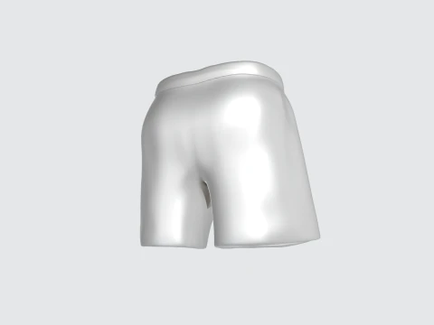 3D Athletic Shorts Model - Sportswear Assets 3D Model