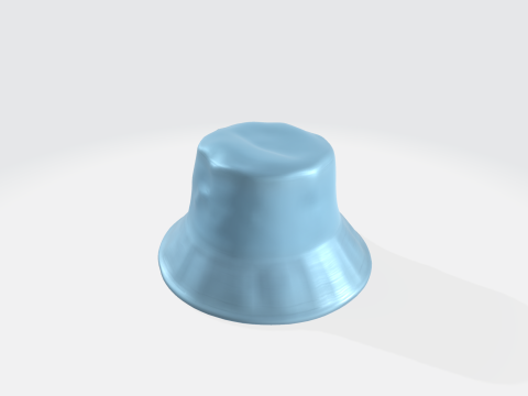 3D Bucket Hat Model - Fashion Accessory 3D मॉडल