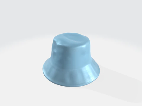 Model Topi Ember 3D - Aksesori Fesyen Model 3D