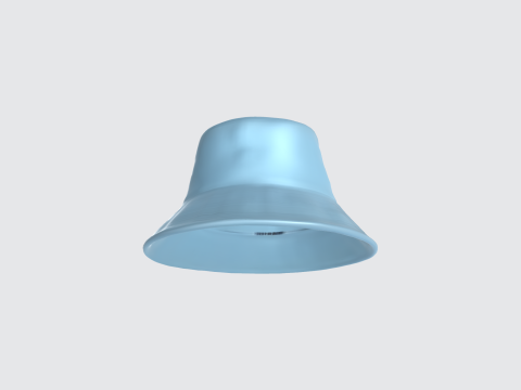 3D Bucket Hat Model - Fashion Accessory 3D Model
