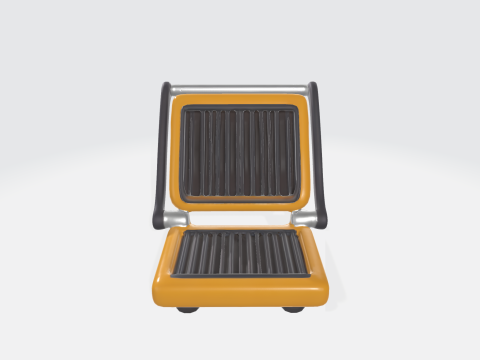 Panini Press Sandwich Maker - Kitchen Appliance 3D-Modell