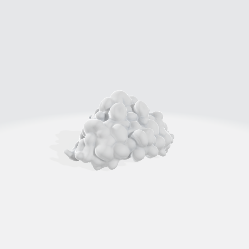 Realistic 3D Cloud Model - Volumetric Clouds 3D Модель .c4d .max .obj .3ds .fbx .stl .blend