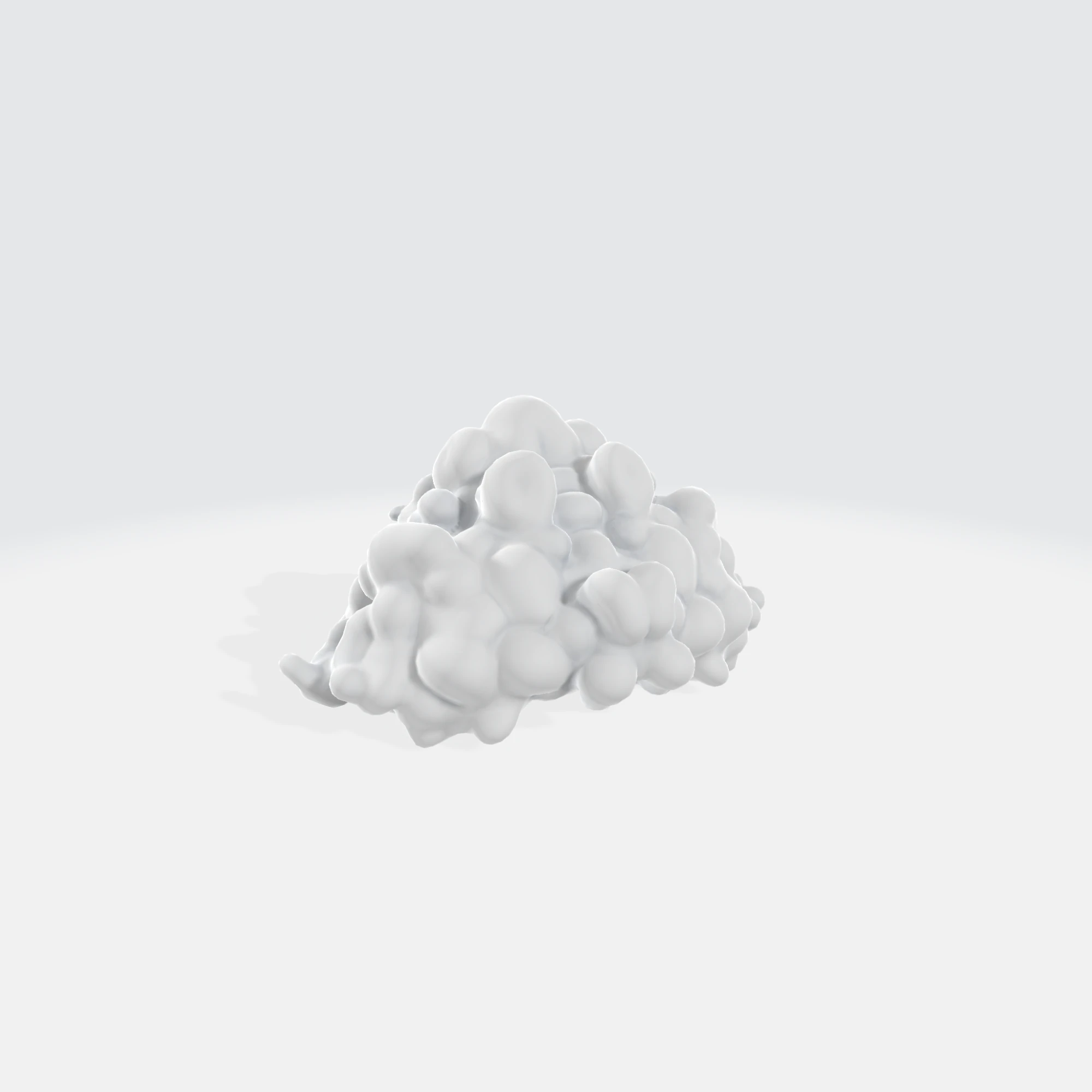 Realistic 3D Cloud Model - Volumetric Clouds 3D Model .c4d .max .obj .3ds .fbx .stl .blend 