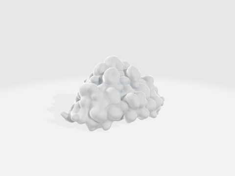 Realistic 3D Cloud Model - Volumetric Clouds Model 3D