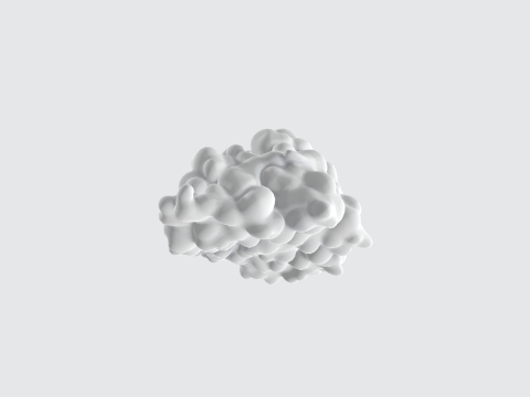 Realistic 3D Cloud Model - Volumetric Clouds 3D Модель