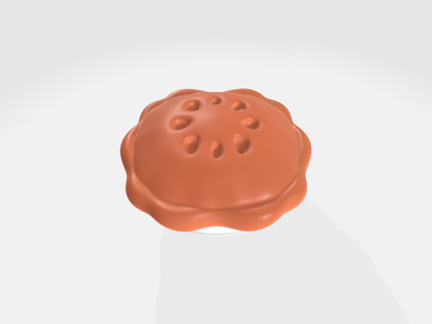 Realistic 3D Pie Model - Food Asset 3D Model