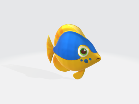 Cartoon Fish - Tropical Fish Modèle 3D