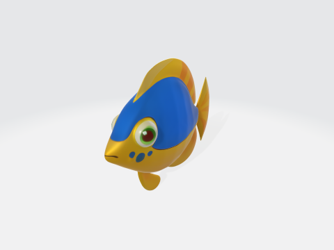 Cartoon Fish - Tropical Fish Modèle 3D