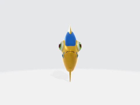 Cartoon Fish - Tropical Fish 3D Model