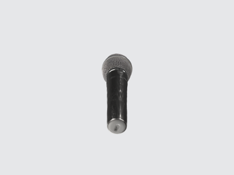 Dynamic Microphone - Audio Equipment Asset Modèle 3D