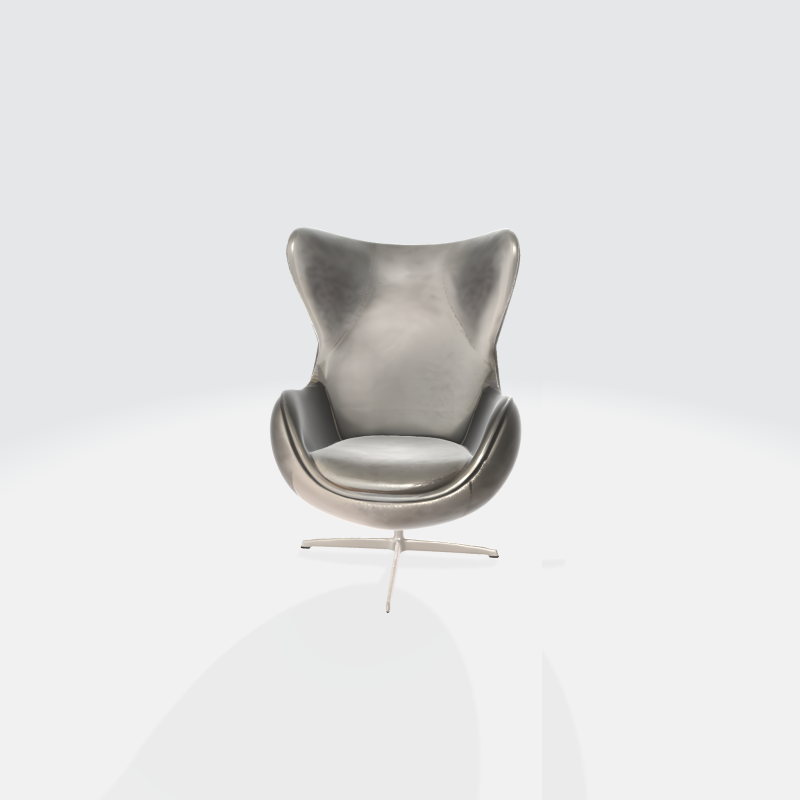 Modern Egg Chair - Furniture Asset 3D Model .c4d .max .obj .3ds .fbx .stl .blend