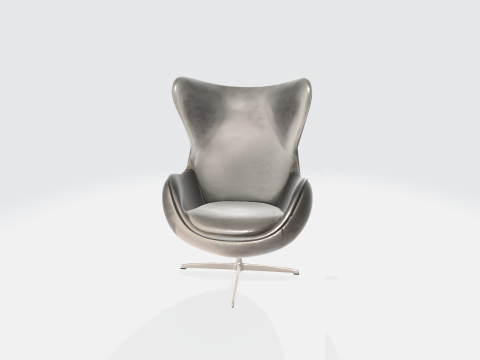 Modern Egg Chair - Furniture Asset Model 3D