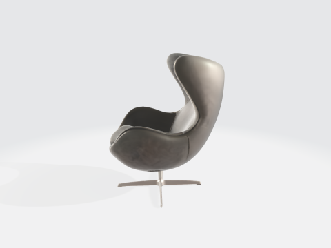 Modern Egg Chair - Furniture Asset 3D Model