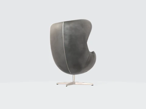Modern Egg Chair - Furniture Asset 3D Model
