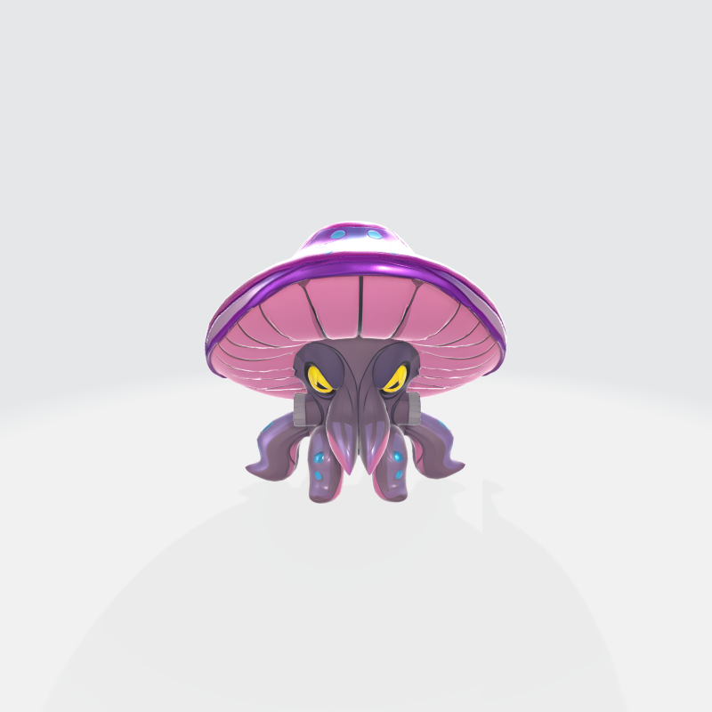Fantasy Mushroom Creature Modelo 3D .c4d .max .obj .3ds .fbx .stl .blend