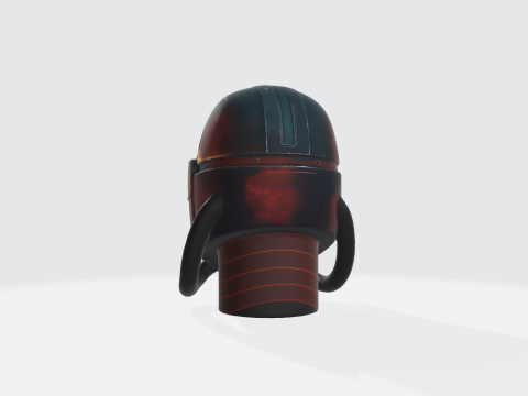 Sci-Fi Tactical Helmet Post-Apocalyptic Cyberpunk Military Modèle 3D