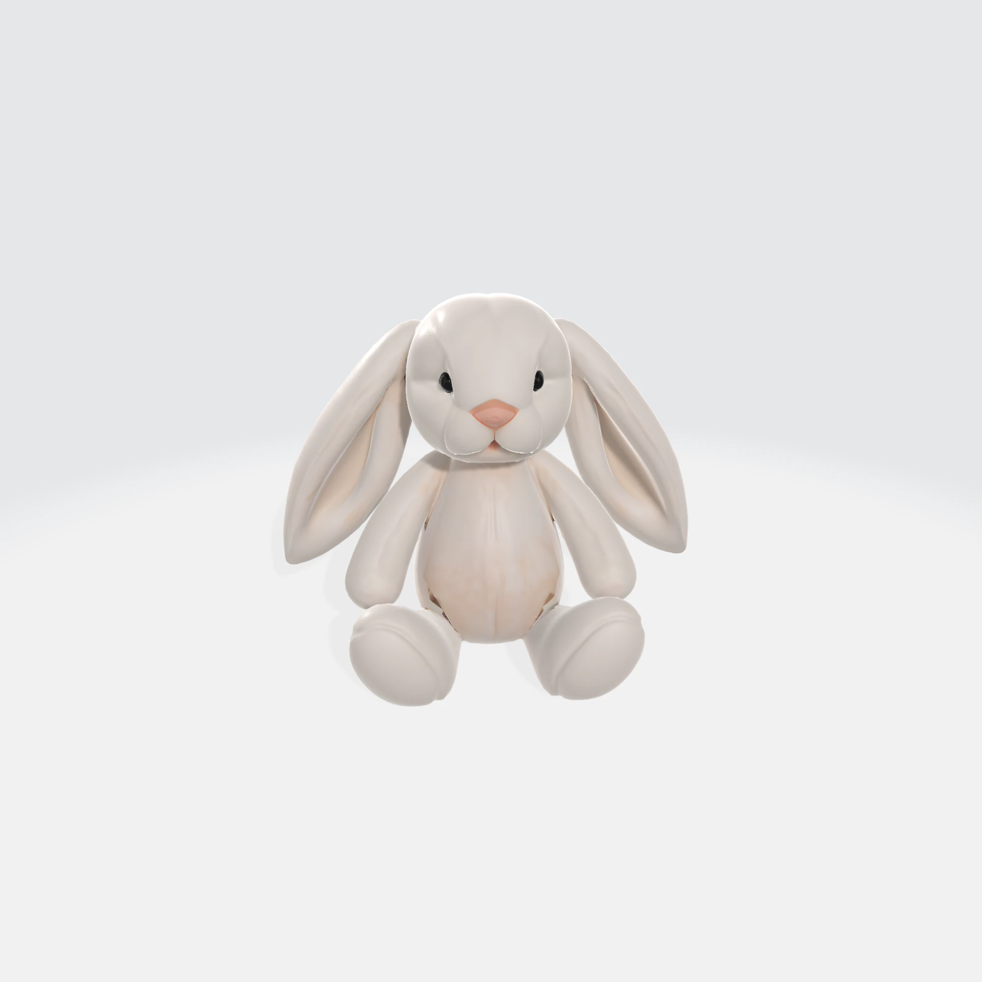 Simpatico coniglietto di peluche Modello 3D .c4d .max .obj .3ds .fbx .stl .blend 