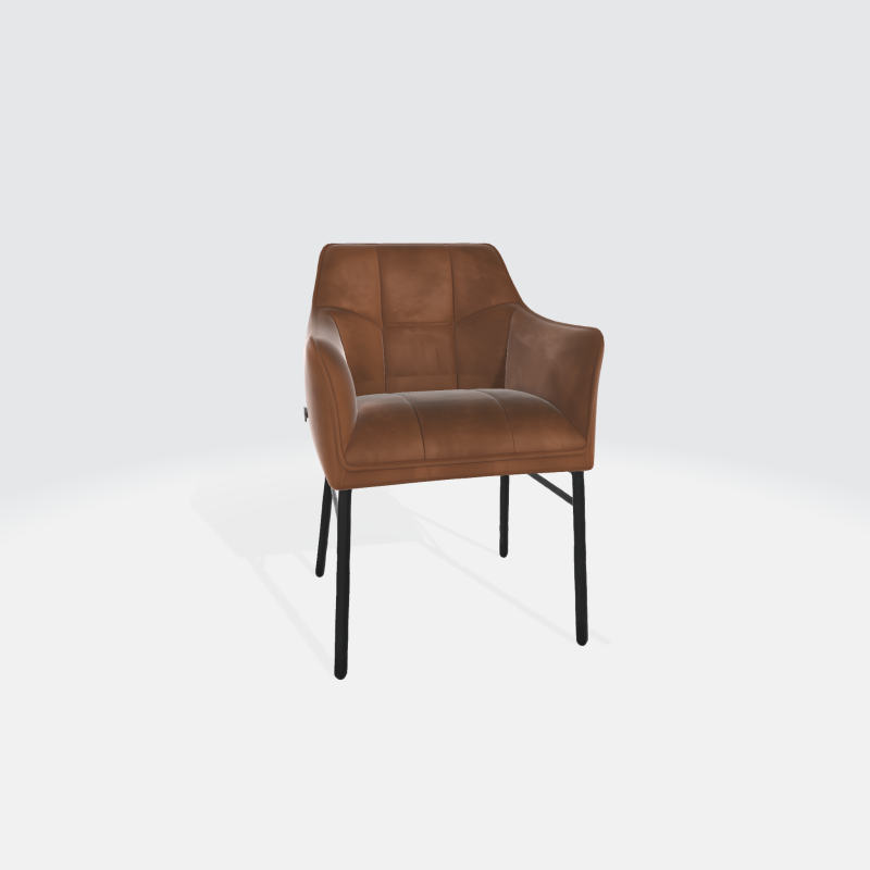 Modern Leather Armchair Modelo 3D .c4d .max .obj .3ds .fbx .stl .blend