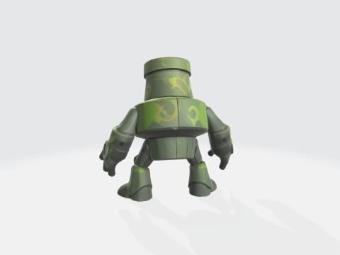 Stylized Robot Character 3Dモデル