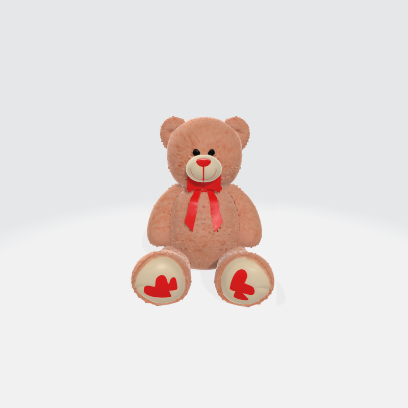 Cute Teddy Bear - Plush Toy Modèle 3D .c4d .max .obj .3ds .fbx .stl .blend