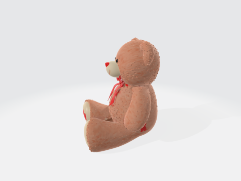 Cute Teddy Bear - Plush Toy Modèle 3D