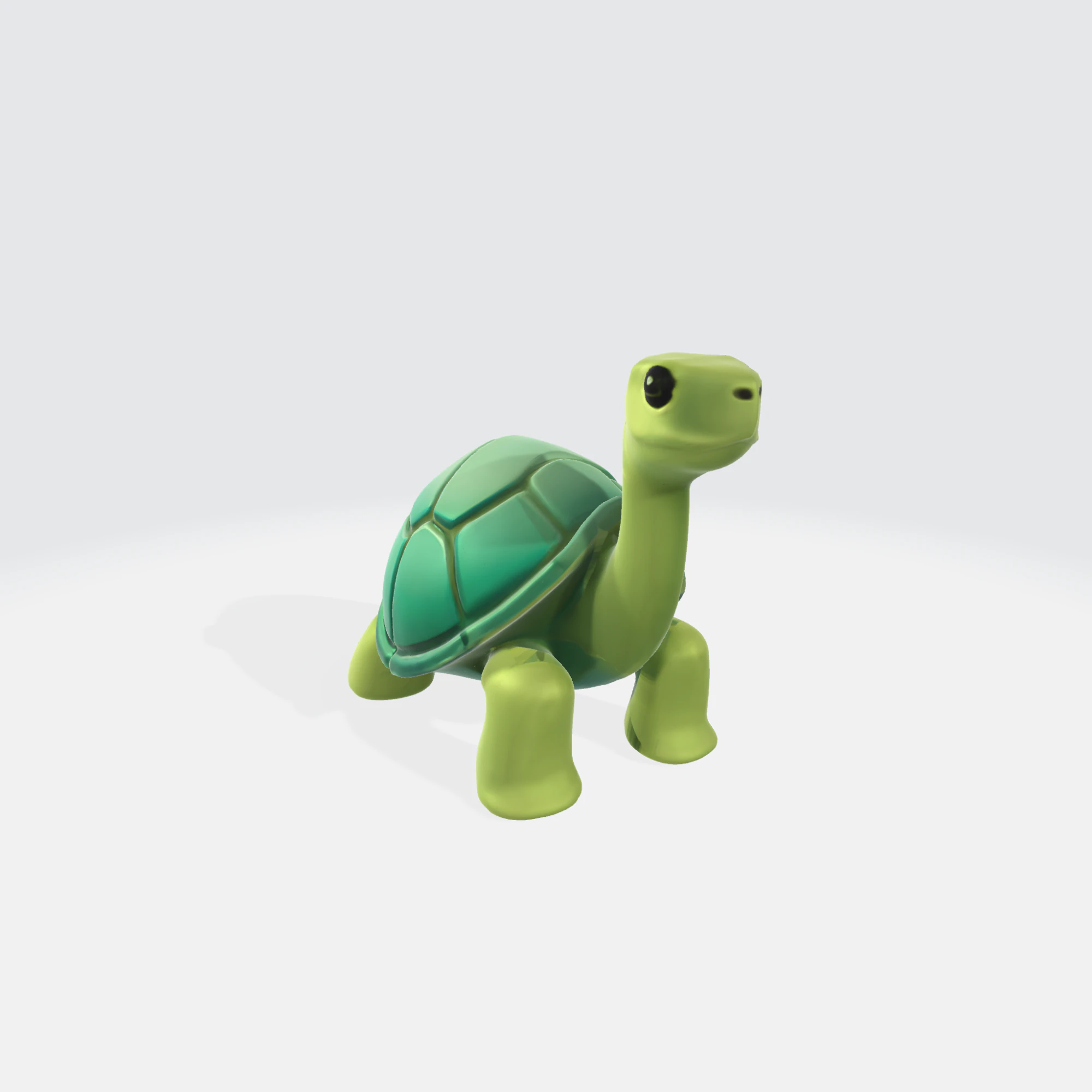 Cartoon Turtle Stylized Animal Character 3D Model .c4d .max .obj .3ds .fbx .stl .blend 