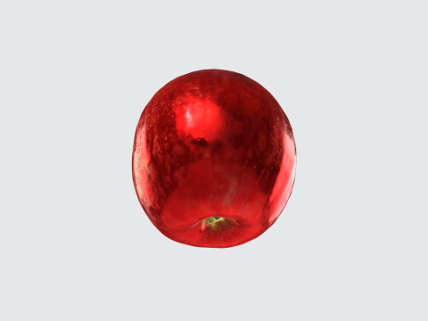 Realistic Red Apple Fruit Asset Modelo 3D