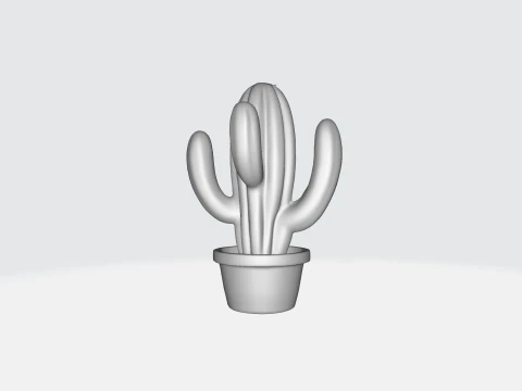 Cactus Plant Potted Indoor Plant Asset 3D Model