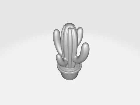 Cactus Plant Potted Indoor Plant Asset 3D Model