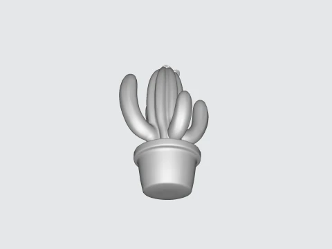 Cactus Plant Potted Indoor Plant Asset 3D Model