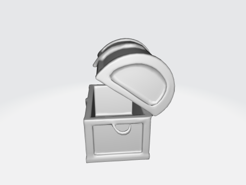 Treasure Chest Pirate Loot Chest 3D 모델