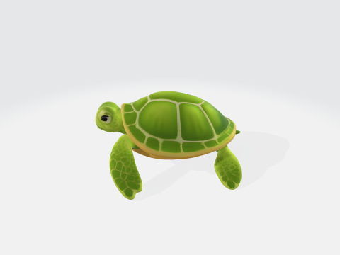 Sea Turtle - Stylized Turtle Asset 3Dモデル