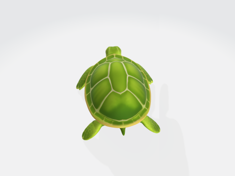Sea Turtle - Stylized Turtle Asset 3Dモデル