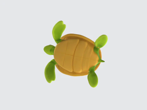 Sea Turtle - Stylized Turtle Asset 3D Model