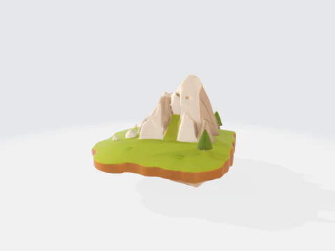 Mountain and Landscape - 3D Environment Assets 3D Model