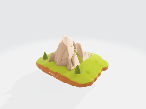 Mountain and Landscape - 3D Environment Assets 3D मॉडल
