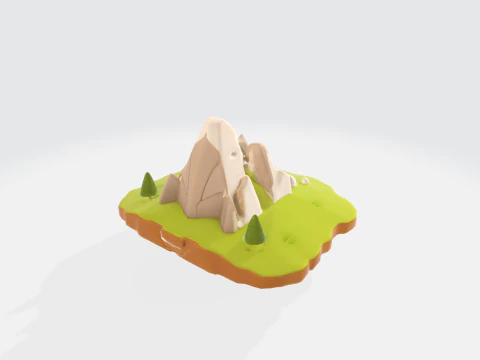 Mountain and Landscape - 3D Environment Assets 3D Model