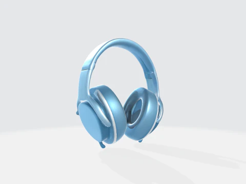 Fones de ouvido sem fio premium - dispositivo de &aacute;udio Modelo 3D