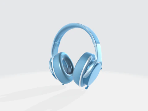 Premium Wireless Headphones - Audio Device 3D Model