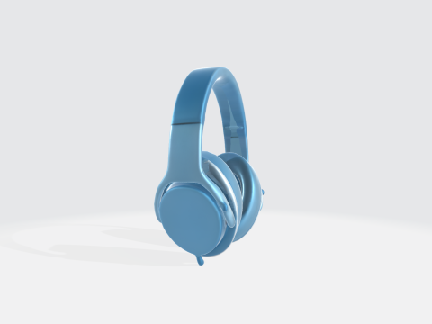 Premium Wireless Headphones - Audio Device 3D Model