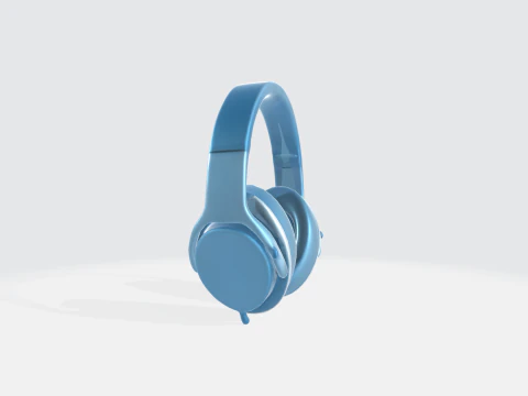 Premium Wireless Headphones - Audio Device 3D Model
