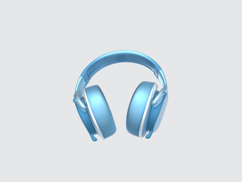 Premium Wireless Headphones - Audio Device 3D Model