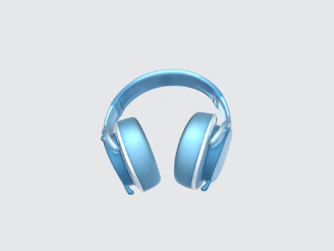 Premium Wireless Headphones - Audio Device 3D Model