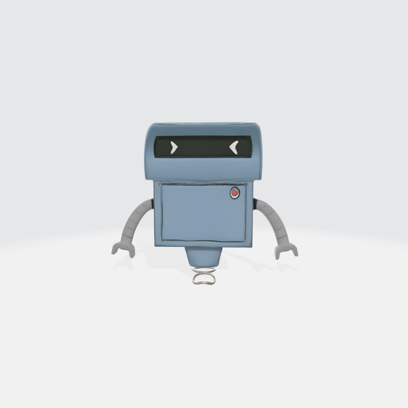 Robot Character 3D मॉडल .c4d .max .obj .3ds .fbx .stl .blend