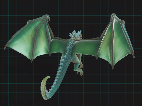 Fantasy Dragon Modèle 3D