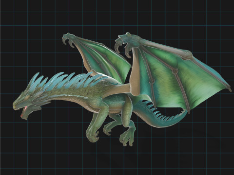 Fantasy Dragon Modèle 3D