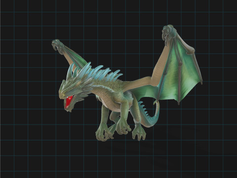 Fantasy Dragon Modèle 3D