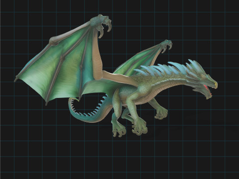 Fantasy Dragon Modèle 3D